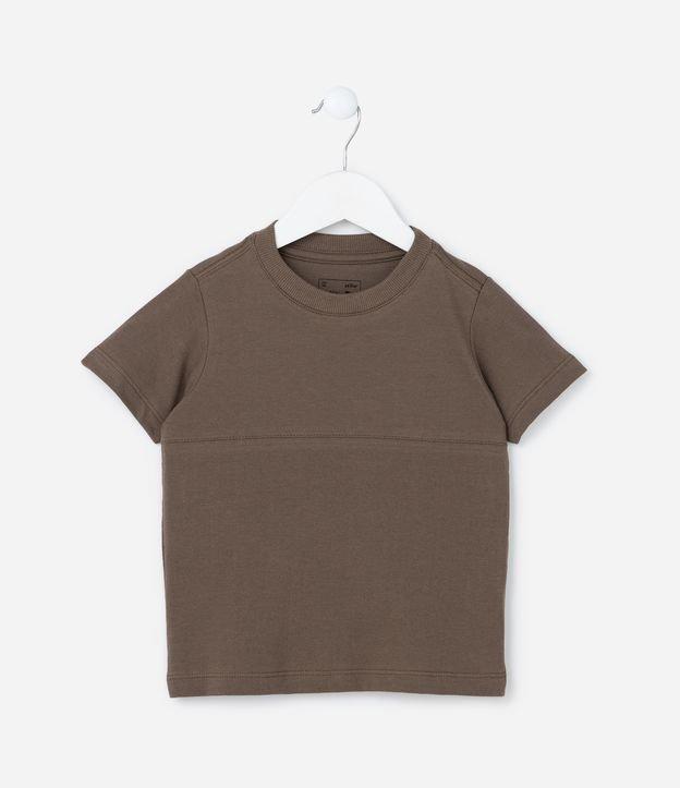 Camiseta Infantil em Piquet Texturizada - Tam 1 a 6 Anos - 1