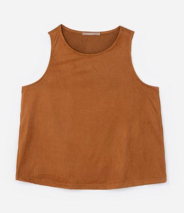 Regata em Suede Curve & Plus Size - 1