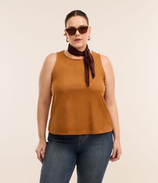 Regata em Suede Curve & Plus Size - 2