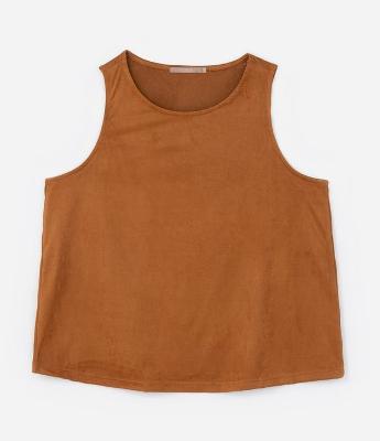Regata em Suede Curve & Plus Size