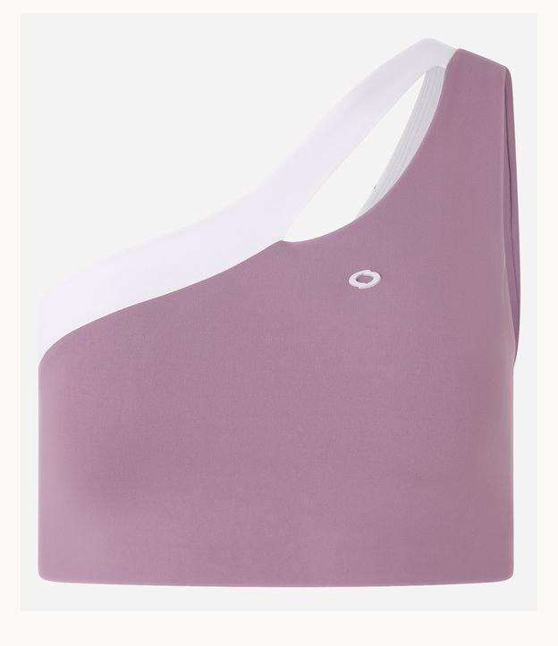 Top sem Bojo Esportivo com Ombro Só e Detalhe  Vazado - 1