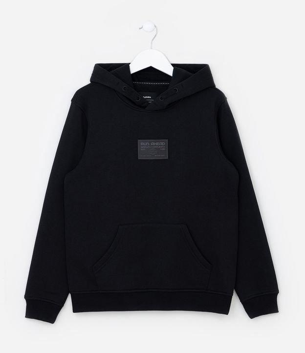 Casaco Infantil Quentinho com Detalhe de Etiqueta no Peito - Tam 5 a 14 Anos - 1