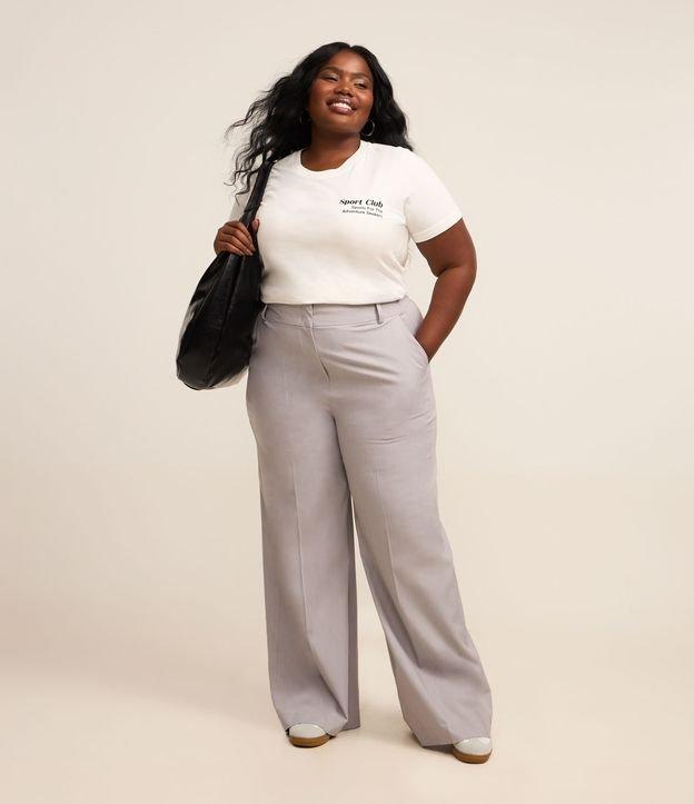 Camiseta T-shirt com Bordado Sport Club Curve & Plus Size - 2