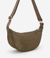 Bolsa Média com Formato Meia Lua e Alça Transversal Regulável - 1