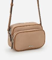 Bolsa Câmera com Bolso Externo e Detalhe Contrastante - 1