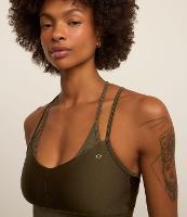 Top Esportivo em Microfibra com Alças Duplas e Sobreposição - 2