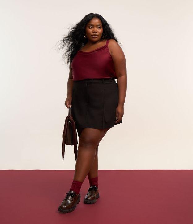 Short Saia Alfaiataria Curve & Plus Size - 2