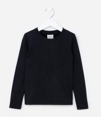 Camiseta Térmica de Pijama Infantil - Tam 4 a 14 Anos