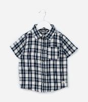 Camisa Infantil em Flanela com Estampa Xadrez - Tam 1 a 5 Anos - 1