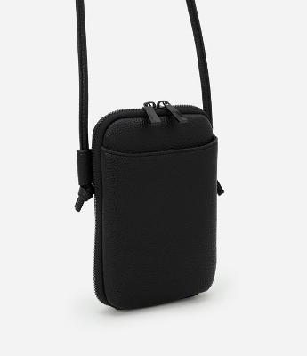 Carteira em PU com Alça e Fechamento em Zíper