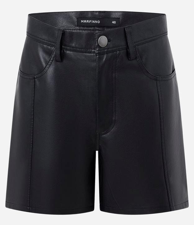 Bermuda Curta em Material Sintético - 1