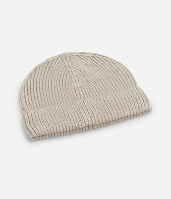 Touca em Tricô com Textura Canelada