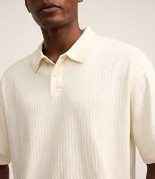 Camisa Polo com Textura Canelada Vertical - 2