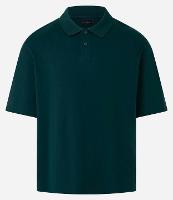 Camisa Polo com Textura Canelada Vertical - 1