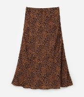 Saia Longa em Viscose Animal Print Oncinha Curve & Plus Size - 1