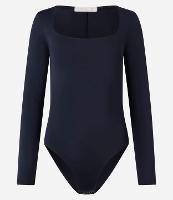 Body em Microfibra com Decote Quadrado - 1