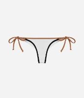 Biquíni Calcinha Lacinho Fio Duplo com Detalhe Contrastante - 1