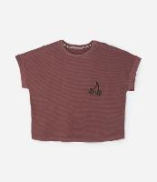 Blusa Fio Tinto e Cereja com Manga Dobrada Curve & Plus Size - 1