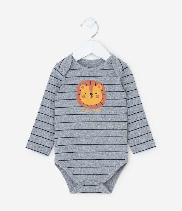 Body Infantil com Estampa Leãozinho - Tam  0 a 18 meses - 1