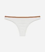 Biquíni Calcinha em Microfibra Texturizada com Cós Contrastante - 1