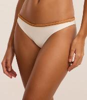 Biquíni Calcinha em Microfibra Texturizada com Cós Contrastante - 2