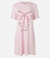 Camisola Curta em Viscose com Estampa de Laço Dream - 1