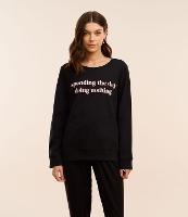 Blusa de Pijama em Algodão com Estampa Doing Nothing - 2