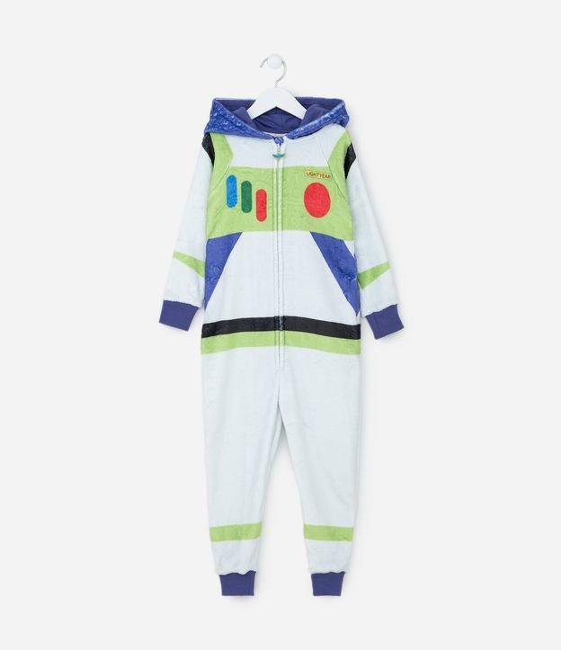 Pijama Jumper Infantil em Fleece com Estampa Buzz Lightyear - Tam 2 a 8 Anos - 1