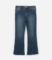 Calça Boot Cut Cintura Média Jeans Dirty Curve & Plus Size - 1