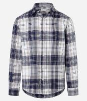 Camisa Regular em Flanela com Estampa Xadrez - 1