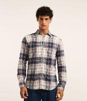 Camisa Regular em Flanela com Estampa Xadrez - 2