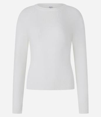 Suéter em Tricô e Cava Raglan