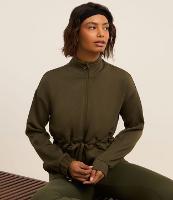 Jaqueta Parka Esportiva em Modal com Gola Alta - 2