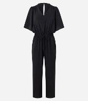 Macacão Longo em Airflow com Ajuste na Cintura - 1