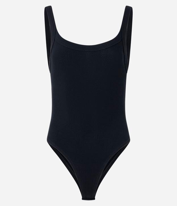 Body Básico em Ribana com Decote U - 1