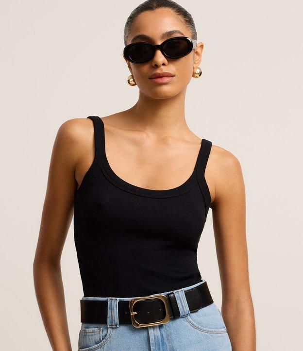 Body Básico em Ribana com Decote U - 2