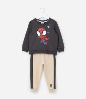 Conjunto Infantil com Estampa Homem Aranha Spidey - Tam 2 a 6 Anos - 1