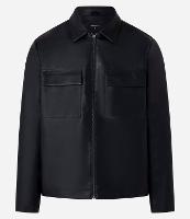 Jaqueta Trucker em Material Sintético com Bolso Cargo - 1