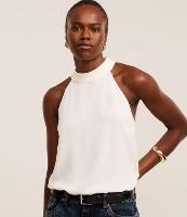 Blusa com Gola Halter Dobrada e Efeito Airflow - 2