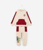 Conjunto Infantil com Recortes e Estampa Super Mario - Tam 2 a 6 Anos - 1