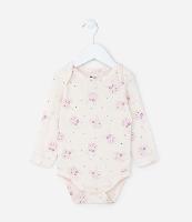 Body Infantil em Algodão com Estampa Coelhinhas - Tam RN a 18 meses - 1