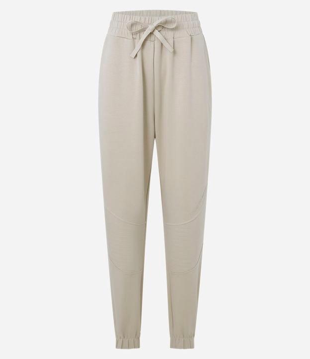Calça Jogger Esportiva em Modal com Amarração na Cintura - 1
