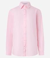 Camisa Oversized em Tricoline com Fio Tinto e Botões - 1