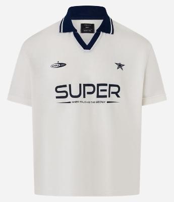 Camisa Polo Sportcore em Algodão com Estampa Lettering