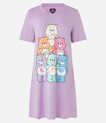 Camisola T-shirt em Viscose com Estampa dos Ursinhos Carinhosos