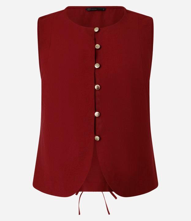 Colete Alfaiatado com Amarração Cruzada nas Costas - 1