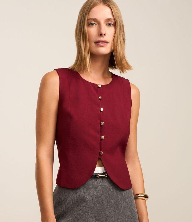 Colete Alfaiatado com Amarração Cruzada nas Costas - 2