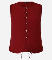 Colete Alfaiatado com Amarração Cruzada nas Costas - 1