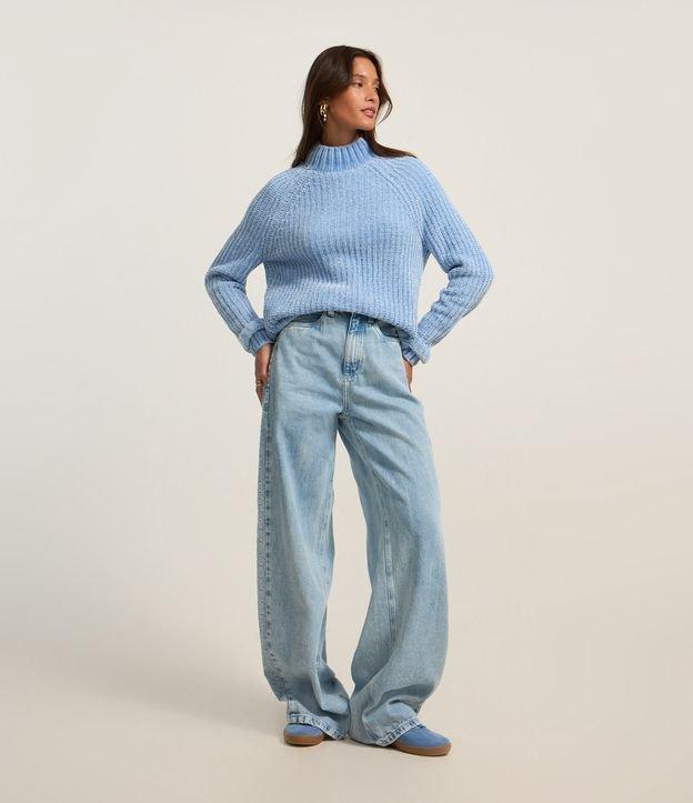 Blusão em Chenille com Gola Alta - 2