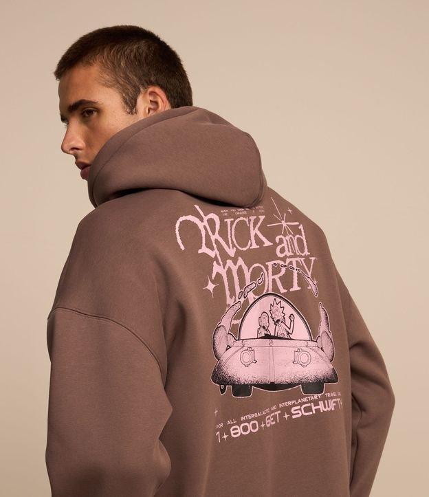 Blusão Balloon em Moletom com Estampa Rick and Morty - 1
